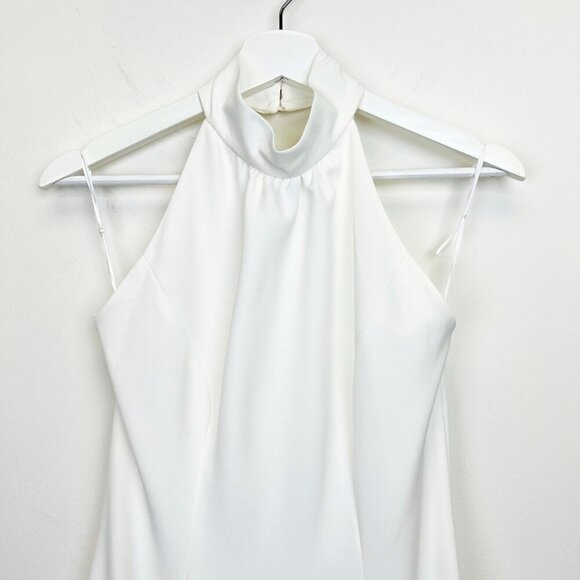 NWT MILLY Penelope Halter Neck Cady Dress  US 4 - Picture 7 of 15